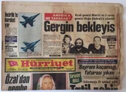 Hürriyet Gazetesi 19 Haziran 1985 - İncirilikte Hareket Var, Özaldan Pembe Tablo - GZ16117 - 2