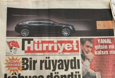 Hürriyet Gazetesi 19 Kasım 2004-Gezmişin Yoldaşı Çakıcının Avukatı GZ45103 - 1