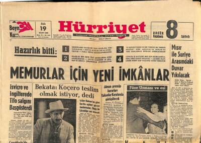 Hürriyet Gazetesi 19 Mart 1963 - Süreyya Film Çevirmek Asabımı Düzeltecek , Dedi GZ109730 - 1