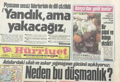 Hürriyet Gazetesi 19 Mart 1986- Adalardaki Silah Ve Asker Yığınağının Gücünü Açıklıyoruz GZ36473 - 1