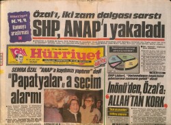 Hürriyet Gazetesi 19 Mart 1988 - Müjde Ar , Tip Değiştirdi - Özal'ı , İki Zam Dalgası Sarstı GZ157854 - Gökçekoleksiyon