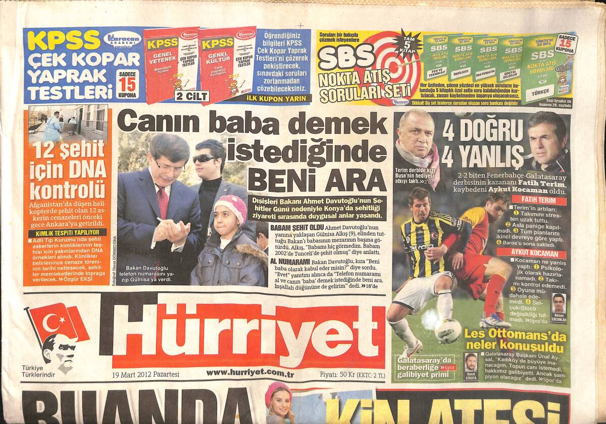 Hürriyet Gazetesi 19 Mart 2012 - Brooklyn Süper Güçlere Karşı - Yeni Cumhurbaşkanı Gauck Söz Verdi GZ160240 - 1