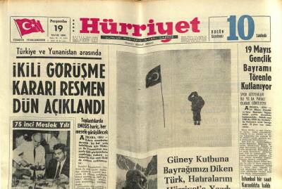 Hürriyet Gazetesi 19 Mayıs 1966 - Mafia Lideri Joe Bananas Teslim Oldu GZ77700 - 1
