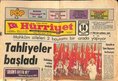 Hürriyet Gazetesi 19 Mayıs 1974 - Trabzon Ve Zonguldak Şampiyonluğu Kucaklıyor GZ116239 - 1