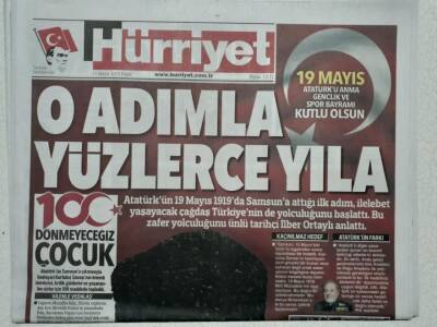 Hürriyet Gazetesi 19 Mayıs 2019 - Camilerimiz Açıksa Atatürk Sayesinde GZ52996 - 1