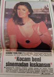Hürriyet Gazetesi 19 Nisan 1989 - Anap'ta Kelle Avı - Gülşen Bubikoğlu : Kocam Beni Sinemadan Kıskansın GZ133975 - 2