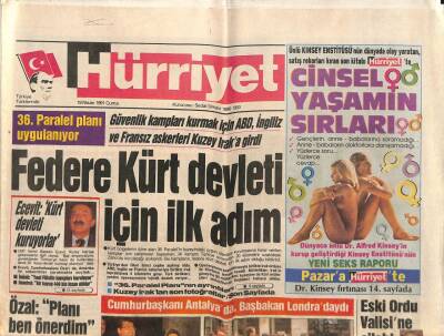 Hürriyet Gazetesi 19 Nisan 1991 - Kennedy Ailesine Bir Skandal Daha... GZ84046 - 1