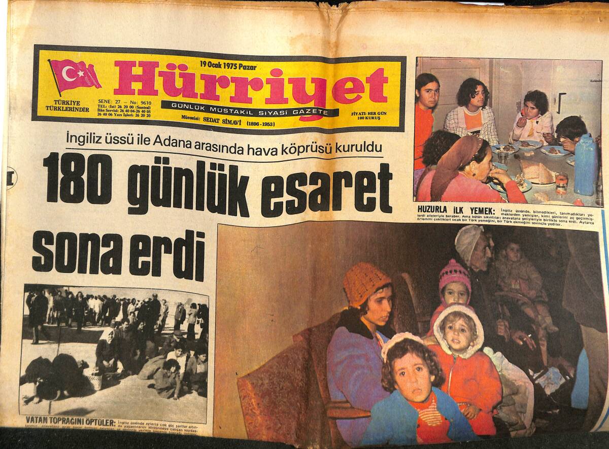 Hürriyet Gazetesi 19 Ocak 1975 - Emel Sayın Bebek Maksim Gazinosu - 200 Bin İşçi Emekli Oluyor GZ146349 - 1