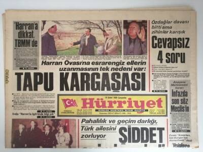 Hürriyet Gazetesi 19 Şubat 1986 İnfazda Son Söz Meclisin -GZ14582 - 1
