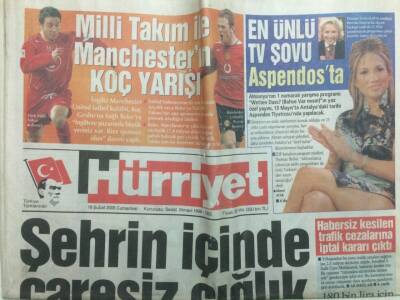 Hürriyet Gazetesi 19 Şubat 2005 - Mehmet Ali Erbile Silahlı Saldırı GZ29945 - 1