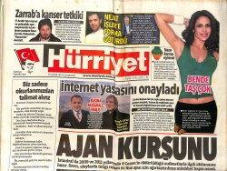 Hürriyet Gazetesi 19 Şubat 2014 - Zarrab'a Kanser Tetkiki - Erdoğan'a 11 Soru GZ160170 - Gökçekoleksiyon