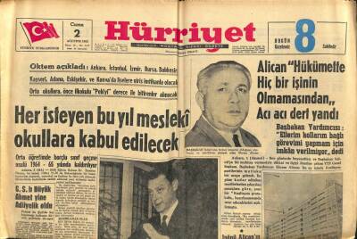 Hürriyet Gazetesi 2 Ağustos 1963 - Galatasaray Mevsime Sert Tedbirlerle Girdi GZ55004 - 1