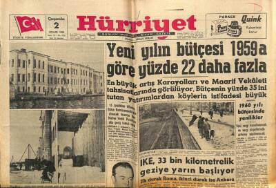 Hürriyet Gazetesi 2 Aralık 1959 - Taşra Otobüsleri Günde 100 Bin Yolcu Taşıyor GZ72554 - 2