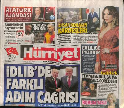 Hürriyet Gazetesi 2 Aralık 2018 - Fransa Alev Alev - El Chapo İle Göz Göze Gelmek - FETÖnün Çakırları GZ125673 - 1