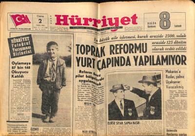 Hürriyet Gazetesi 2 Ekim 1964 - Ahmet Tarık Tekçenin Yaşama Şansı Azalıyor GZ81916 - 1