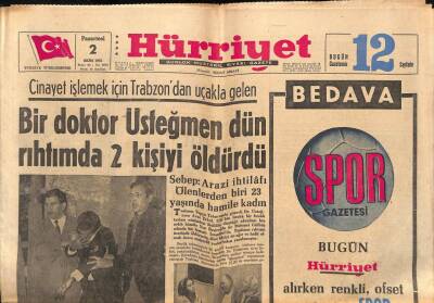 Hürriyet Gazetesi 2 Ekim 1967 - Sanat Enstitüsü Mezunları da Üniversiteye Girebilecekler GZ91901 - 1