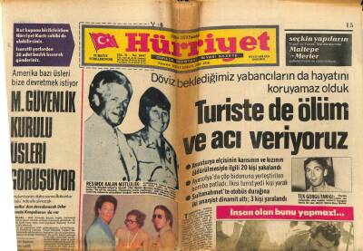 Hürriyet Gazetesi 2 Ekim 1978 - Tarkanın Babası Koma Halinde Hastaneye Kaldırıldı GZ76549 - 1