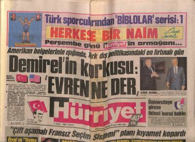 Hürriyet Gazetesi 2 Ekim 1988 - Emel Sayın,Kocam Bana Karışmaz GZ64375 - 2
