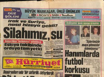 Hürriyet Gazetesi 2 Eylül 1986 - Irak Ve Suriye Nasıl Hizaya Geldi ? GZ81675 - 1