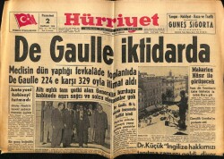 Hürriyet Gazetesi 2 Haziran 1958 - Makarios Nasır İle Görüşecek GZ68846 - 2