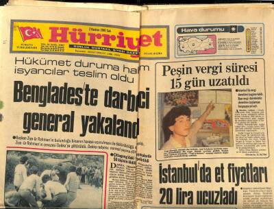 Hürriyet Gazetesi 2 Haziran 1981 - Tarık Akan Gözaltına Alındı - Pehlevi Ailesini Prenses Farahnaz Temsil Ediyor GZ88214 - 1