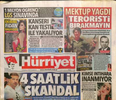 Hürriyet Gazetesi 2 Haziran 2018 - Gülen Belgelerine İnceleme İzni Çıktı - Anadolu Efes Tofaşı Ağırlıyor GZ125641 - 1