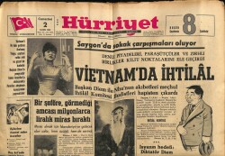 Hürriyet Gazetesi 2 Kasım 1963 - Buz Revüstü Faciasında 68 Seyirci Öldü GZ70967 - 1