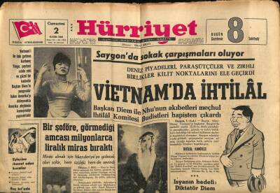 Hürriyet Gazetesi 2 Kasım 1963 - Buz Revüstü Faciasında 68 Seyirci Öldü GZ70967 - 1