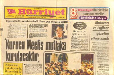 Hürriyet Gazetesi 2 Kasım 1980 - İranda Rehineleri Bırakma Eğilimi Belirdi GZ116334 - 1