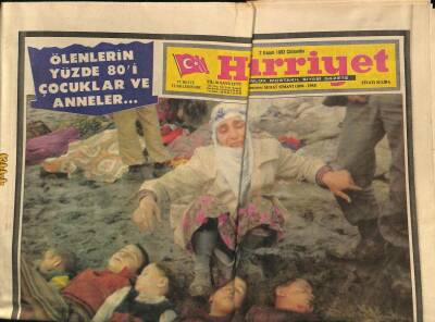 Hürriyet Gazetesi 2 Kasım 1983 - Doğuda Ölenlerin Yüzde 80i Çocuklar Ve Anneler... GZ80838 - 1