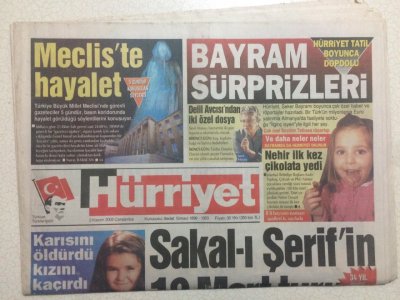 Hürriyet Gazetesi 2 Kasım 2005 - Abdullah GülBelçika Teröre Şemsiye Oldu GZ23779 - 1
