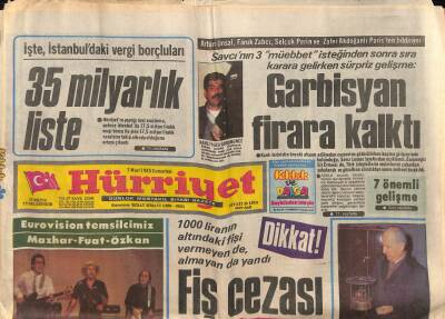 Hürriyet Gazetesi 2 Mart 1985 - Haliçi Temizleyecek İhale İmzalandı GZ83579 - 1