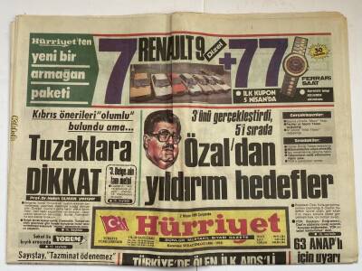 Hürriyet Gazetesi 2 Nisan 1986 - Elizabethin Üzüntüsü GZ60283 - 1