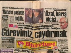 Hürriyet Gazetesi 2 Nisan 1988 - Kerkük Endişesindeki Amerika , İranın Frenlenmesini Bizden Bekliyor GZ60914 - 1
