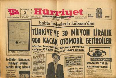 Hürriyet Gazetesi 2 Ocak 1965 - John Wayne , Kanseri Nasıl Yendiğini Bir Filimde Anlatacak GZ117383 - 1