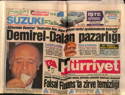 Hürriyet Gazetesi 2 Temmuz 1989 - Özal Hastanesine ANAP Çelmesi GZ80825 - 1
