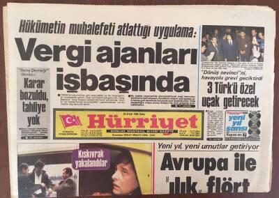 Hürriyet Gazetesi 20 Aralık 1985 - Özal Papandreu İle Randevumuz Yok Dedi GZ10196 - 1