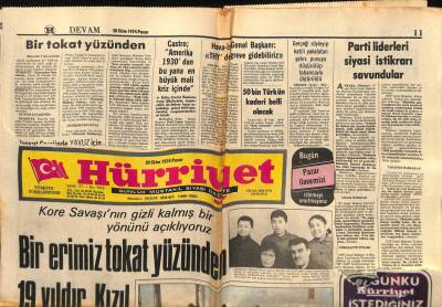 Hürriyet Gazetesi 20 Ekim 1974 - AP Kongresine 24 Saat Kaldı, En Şanslı Aday Demirel GZ79660 - 1
