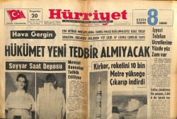 Hürriyet Gazetesi 20 Eylül 1962 - Hükümet Yeni Tedbirler Almayacak GZ103484 - 2