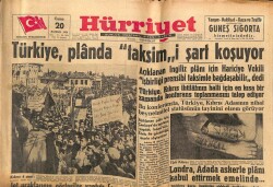 Hürriyet Gazetesi 20 Haziran 1958 - Makarios Ve Grivasa Ordudan Mal Satan İngiliz Erinin Mühim İfşaatı ! GZ68918 - 2