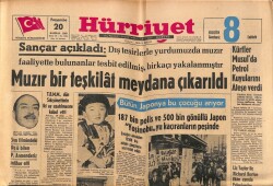 Hürriyet Gazetesi 20 Haziran 1963 - Kürtler Musulda Petrol Kuyularını Ateşe Verdi GZ70921 - 1