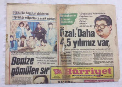 Hürriyet Gazetesi 20 Haziran 1984 - Özal Daha 4,5 Yılımız Var - GZ17938 - 1