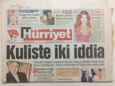Hürriyet Gazetesi 20 Haziran 1999 - Devlette Fethullah Şoku GZ23762 - 1