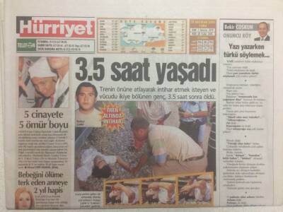 Hürriyet Gazetesi 20 Haziran 2003 - Deniz Akkayanın Takılarını 2 Güvenlik Görevlisi Korudu GZ32904 - 1
