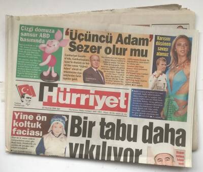 Hürriyet Gazetesi 20 Haziran 2006 - Bir Tabu Daha Yıkılıyor GZ3596 - 1