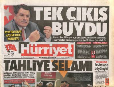 Hürriyet Gazetesi 20 Haziran 2014 - İspanyanın Yeni Kraliçesi Letizia , Kral Kocasını Öperek Kutladı GZ106240 - 1
