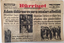 Hürriyet Gazetesi 20 Kasım 1960 - Adam Öldürme Ve Para Cezaları Affedildi , Müebbet Hapis 24 Yıla İndirildi , Aftan Onbeş Kişi Faydalanıyor - GZ16465 - 2