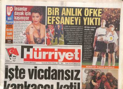 Hürriyet Gazetesi 20 Kasım 2005 - Tuna Kiremitçi İtiraf Ediyor... - Deniz Akkaya İnsanlar Dayak İçin Kaşınıyor GZ93621 - 1