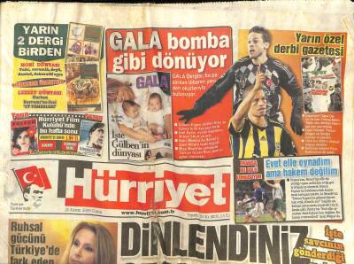 Hürriyet Gazetesi 20 Kasım 2009 - Birleşik Kıbrıs Cumhuriyetine Doğru Gelişme GZ100872 - 2