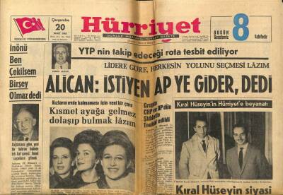 Hürriyet Gazetesi 20 Mart 1963 - Celal Bayarın Tahliyesi İçin Savcı Dosya Bekliyor GZ97521 - 1